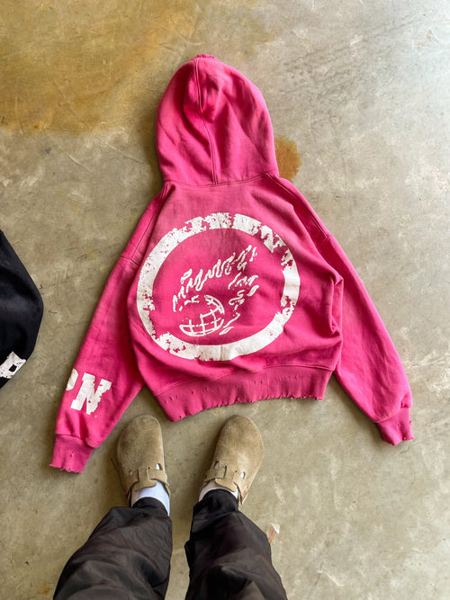 BOXY FIT PINK 01 HOODIE